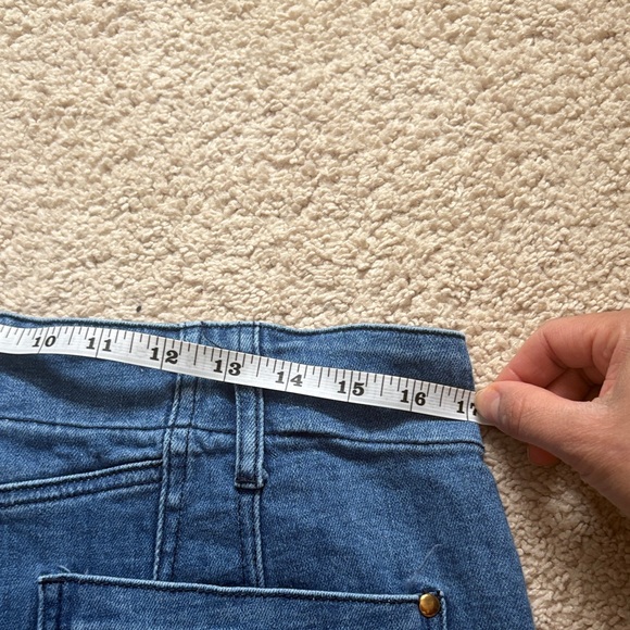 Anthropologie Dark Blue Flare Jeans - Picture 4 of 10